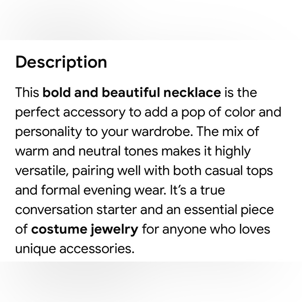 STATEMENT JEWELRY NECKLACE - Picture 6 of 11